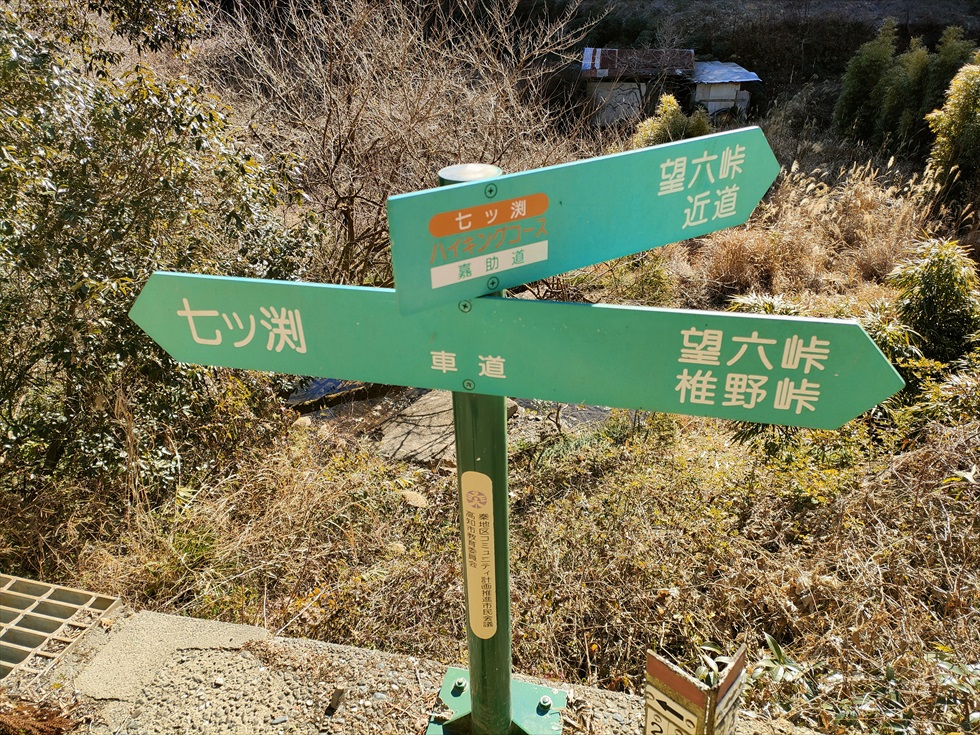 七ツ渕神社へのトレッキング（登山道２０）