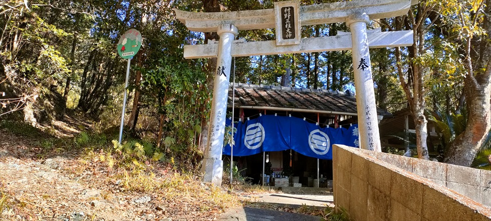 椎野道から七ツ渕神社へ（４）
