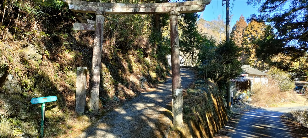 椎野道から七ツ渕神社へ（１４）